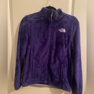 Northface Fleece Zip Up Purple Size Medium